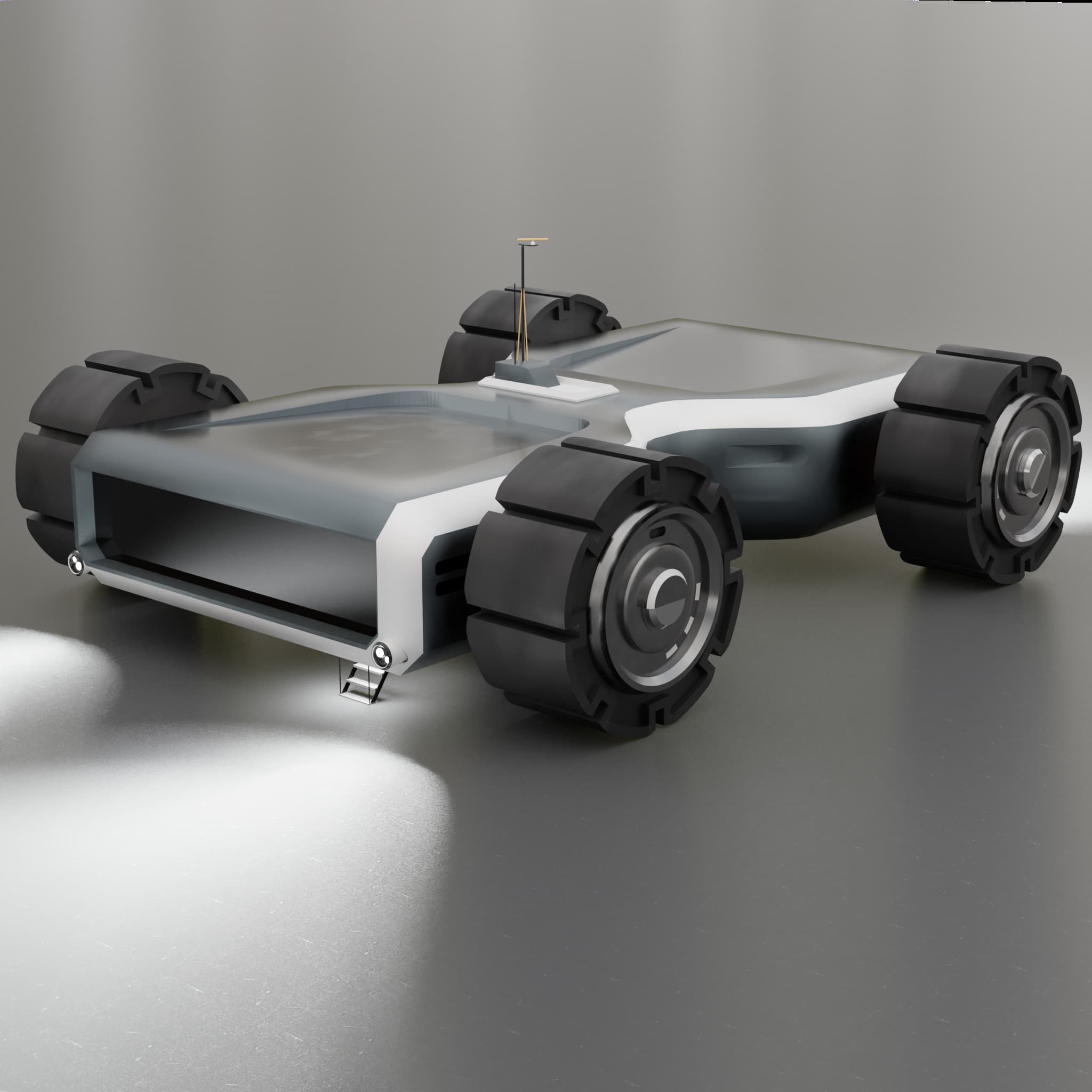 Modelling challenge to create an exotic vehicle, probably for antartic - or just another planet...